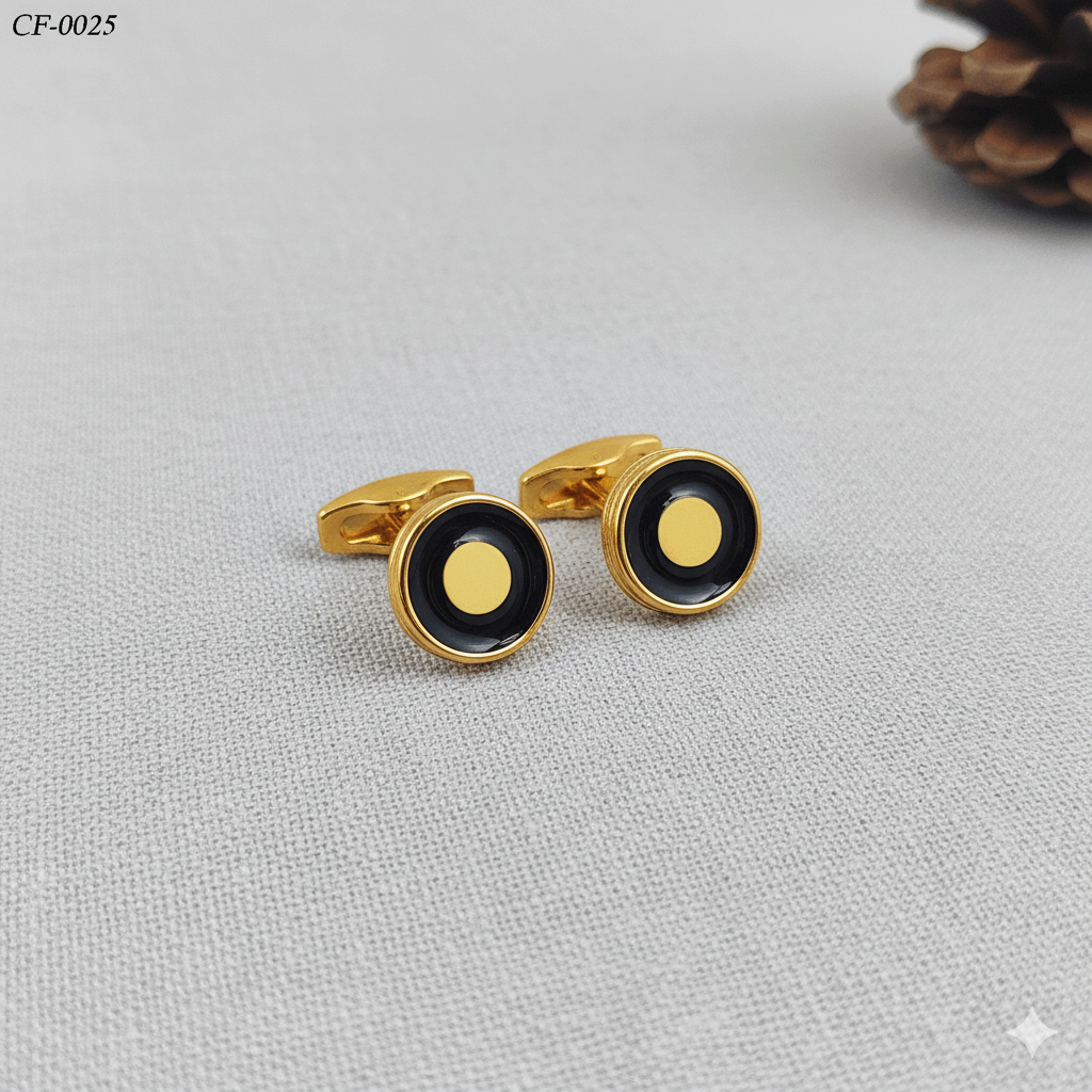 Cufflink | Elegant Stylish Cufflinks in Golden Colour