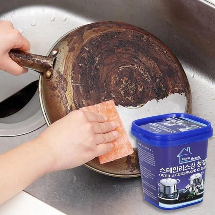 Powerful Stainless Steel Cookware Cleaning Paste – 500g