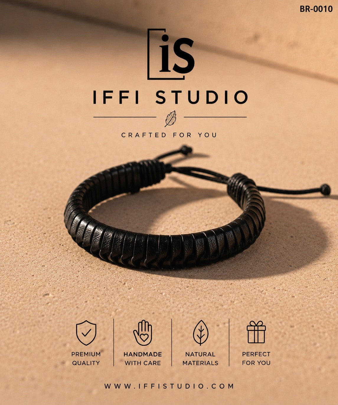 Mens Leather Bracelet