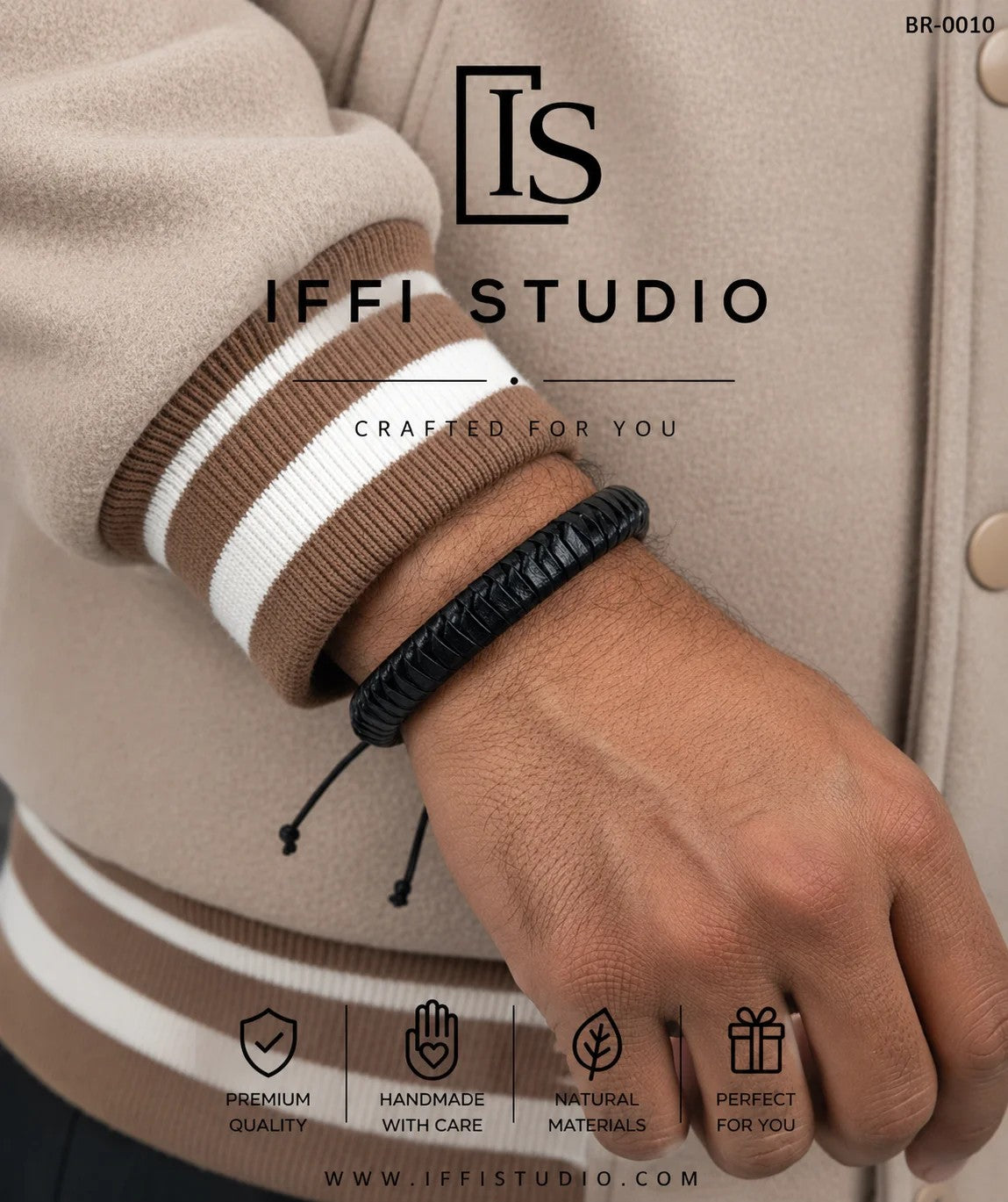 Mens Leather Bracelet
