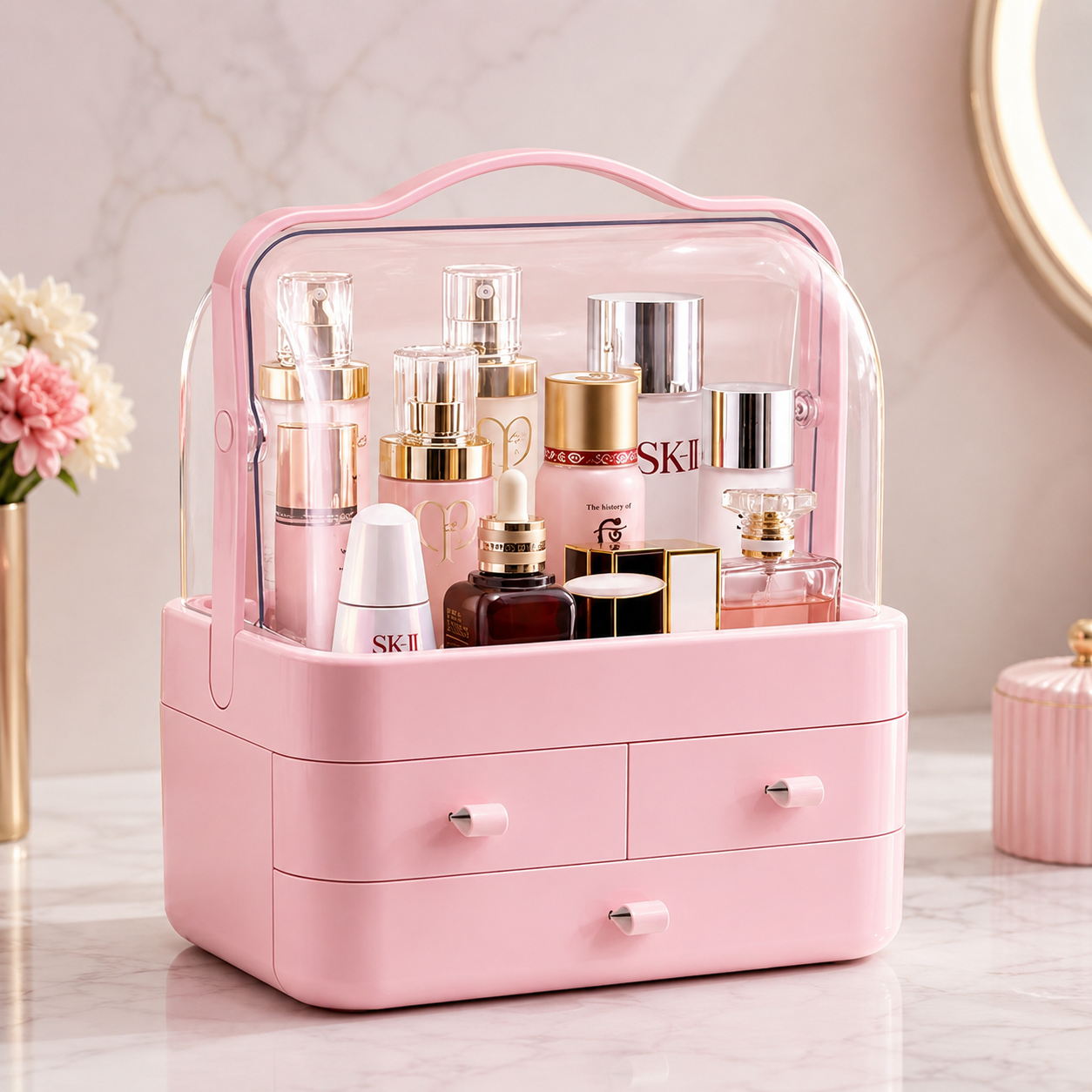 Jewelry Box | Elegant Makeup Storage Box |
