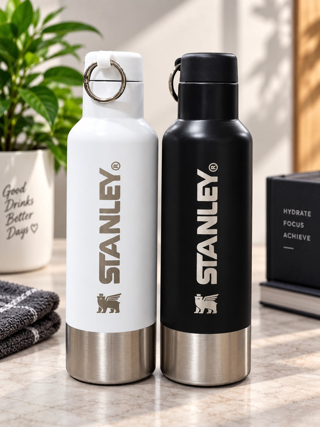Premium Stainless Steel Vacuum Insulated Sport Bottle | Double Wall Thermal Water Bottle