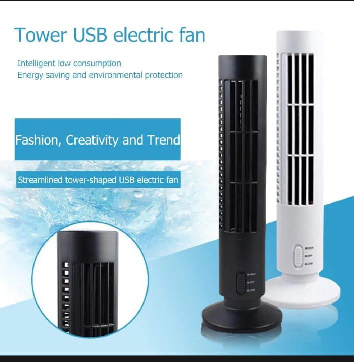 Portable Electric Tower Fan with charging USB