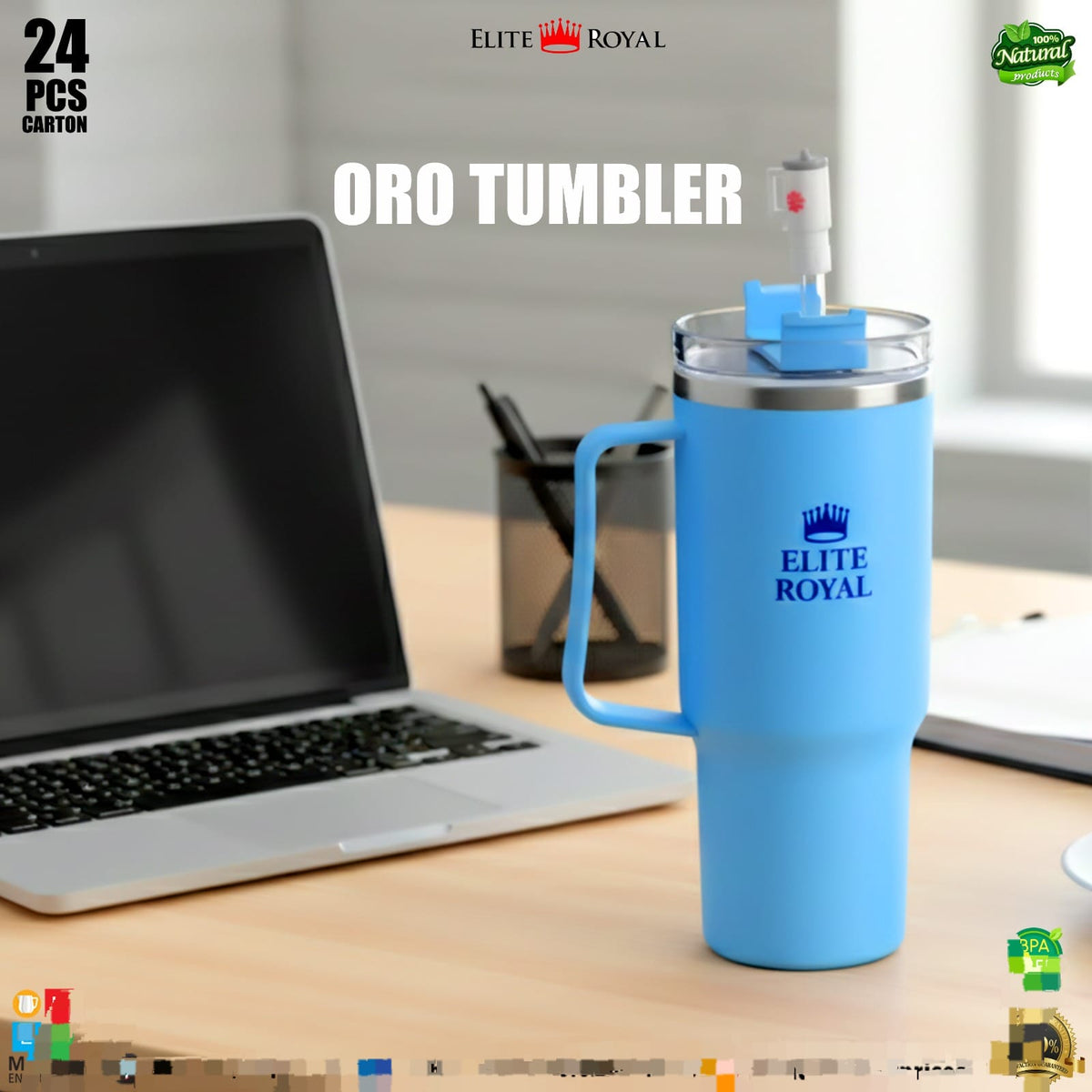ELITE ROYAL ORO TUMBLER MUG
