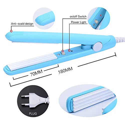 Mini Hair Straightener for Kids – Safe, Low-Heat & Travel Friendly