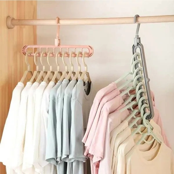 9 Hole Clothes Hanger | Wardorobe Organizer