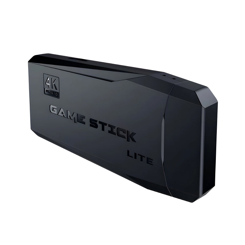 M8 HDMI Game Stick Lite Console – 64GB | 10,000 Retro Games | Dual Wireless Controllers | 4K Plug & Play Gaming System