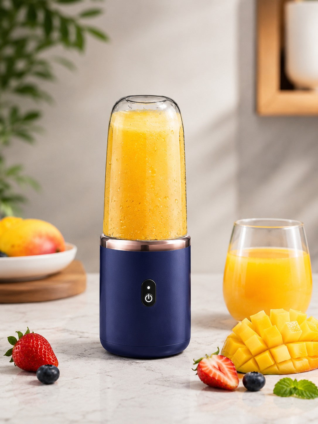 portable juicer. Designed for home, office, gym, travel, and outdoor use.