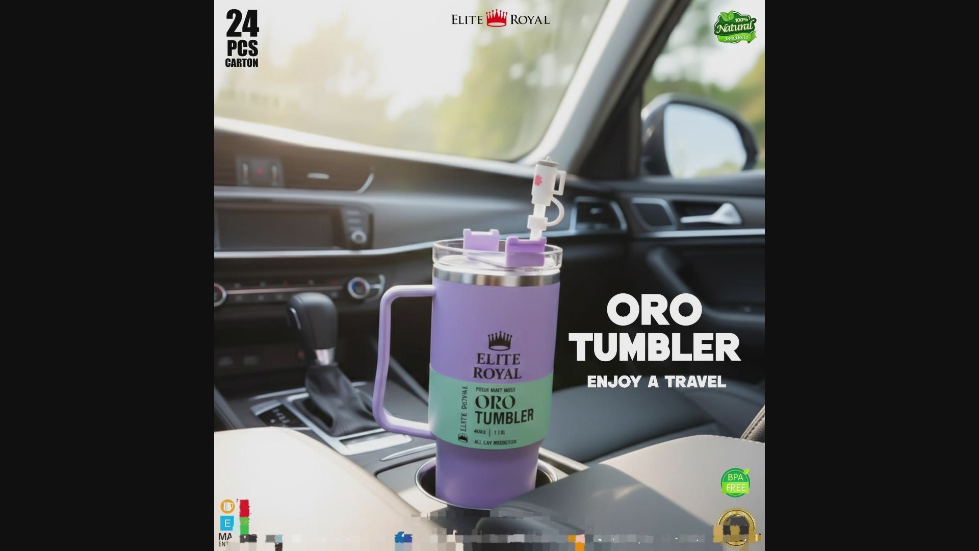 ELITE ROYAL ORO TUMBLER MUG